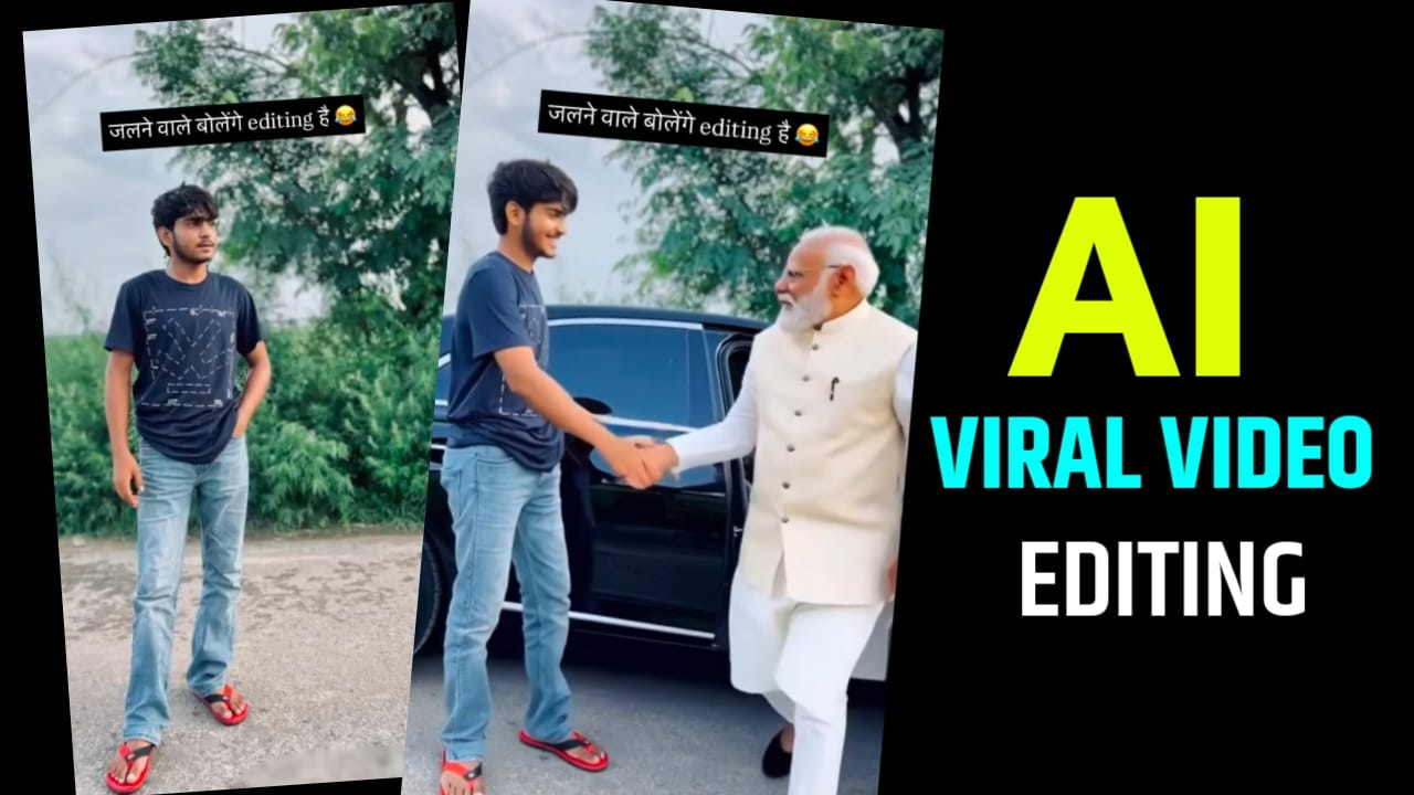 Narendra Modi Car Video Editing