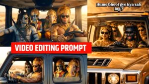 Bhagwan Ji Car Driving Video Editing Prompt