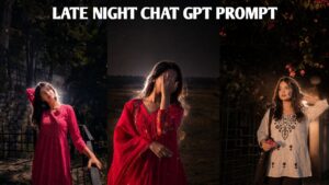 Late night cinematic glow | ChatGPT prompt